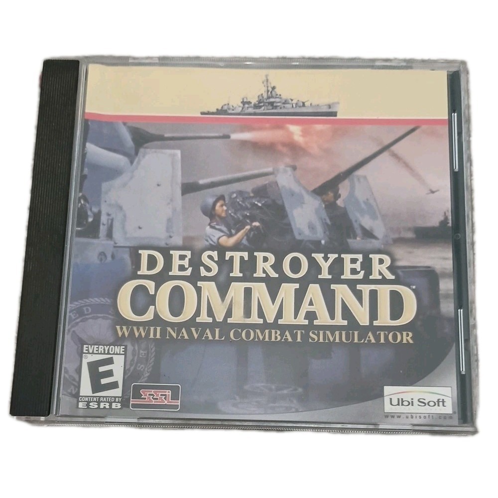 2002 Destroyer Command WWII Naval Combat Simulator PC CD-ROM Windows 95C/98/me